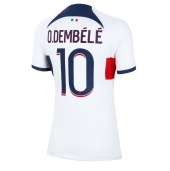 Ženski Paris Saint-Germain Ousmane Dembele #10 Replika nogometni dresi Gostujoči 2023-24 Kratek Rokav