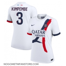 Ženski Paris Saint-Germain Presnel Kimpembe #3 Replika nogometni dresi Gostujoči 2024-25 Kratek Rokav