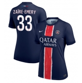 Ženski Paris Saint-Germain Warren Zaire-Emery #33 Replika nogometni dresi Domači 2024-25 Kratek Rokav