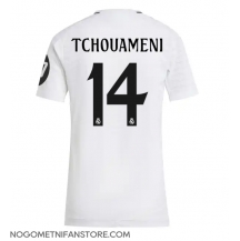 Ženski Real Madrid Aurelien Tchouameni #14 Replika nogometni dresi Domači 2024-25 Kratek Rokav