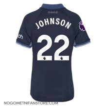 Ženski Tottenham Hotspur Brennan Johnson #22 Replika nogometni dresi Gostujoči 2023-24 Kratek Rokav