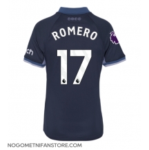 Ženski Tottenham Hotspur Cristian Romero #17 Replika nogometni dresi Gostujoči 2023-24 Kratek Rokav