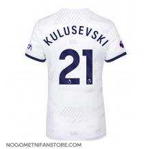 Ženski Tottenham Hotspur Dejan Kulusevski #21 Replika nogometni dresi Domači 2023-24 Kratek Rokav