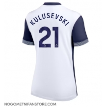 Ženski Tottenham Hotspur Dejan Kulusevski #21 Replika nogometni dresi Domači 2024-25 Kratek Rokav