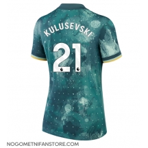 Ženski Tottenham Hotspur Dejan Kulusevski #21 Replika nogometni dresi Tretji 2024-25 Kratek Rokav