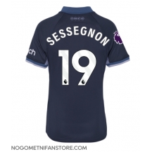 Ženski Tottenham Hotspur Ryan Sessegnon #19 Replika nogometni dresi Gostujoči 2023-24 Kratek Rokav